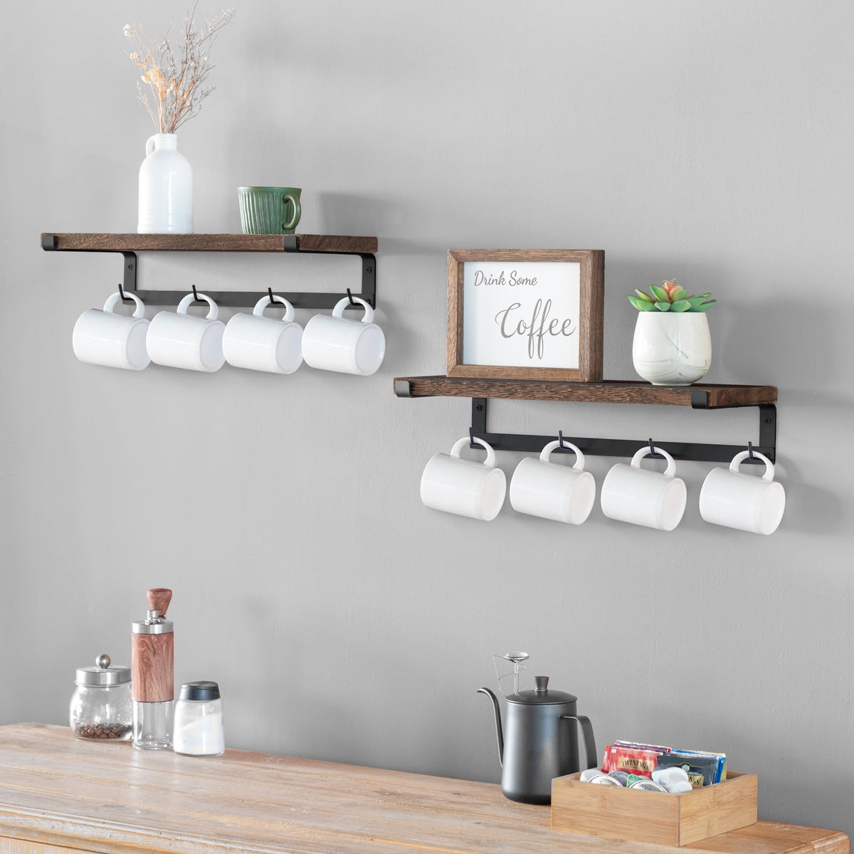 Dahey rustic wood finish adds warm, farmhouse charm to kitchens
