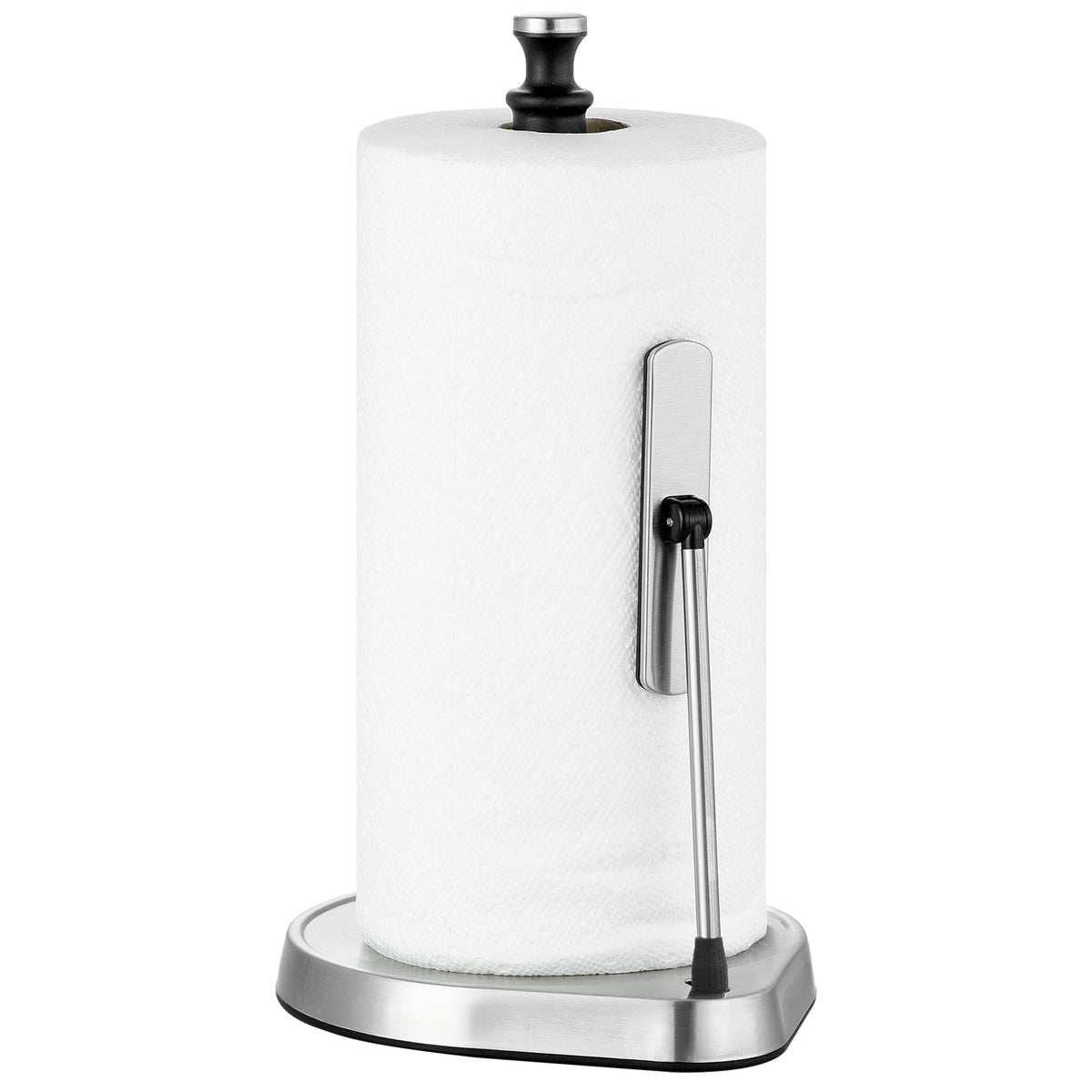 Dailyart paper towel holder with one-hand tear for convenient single-handed use
