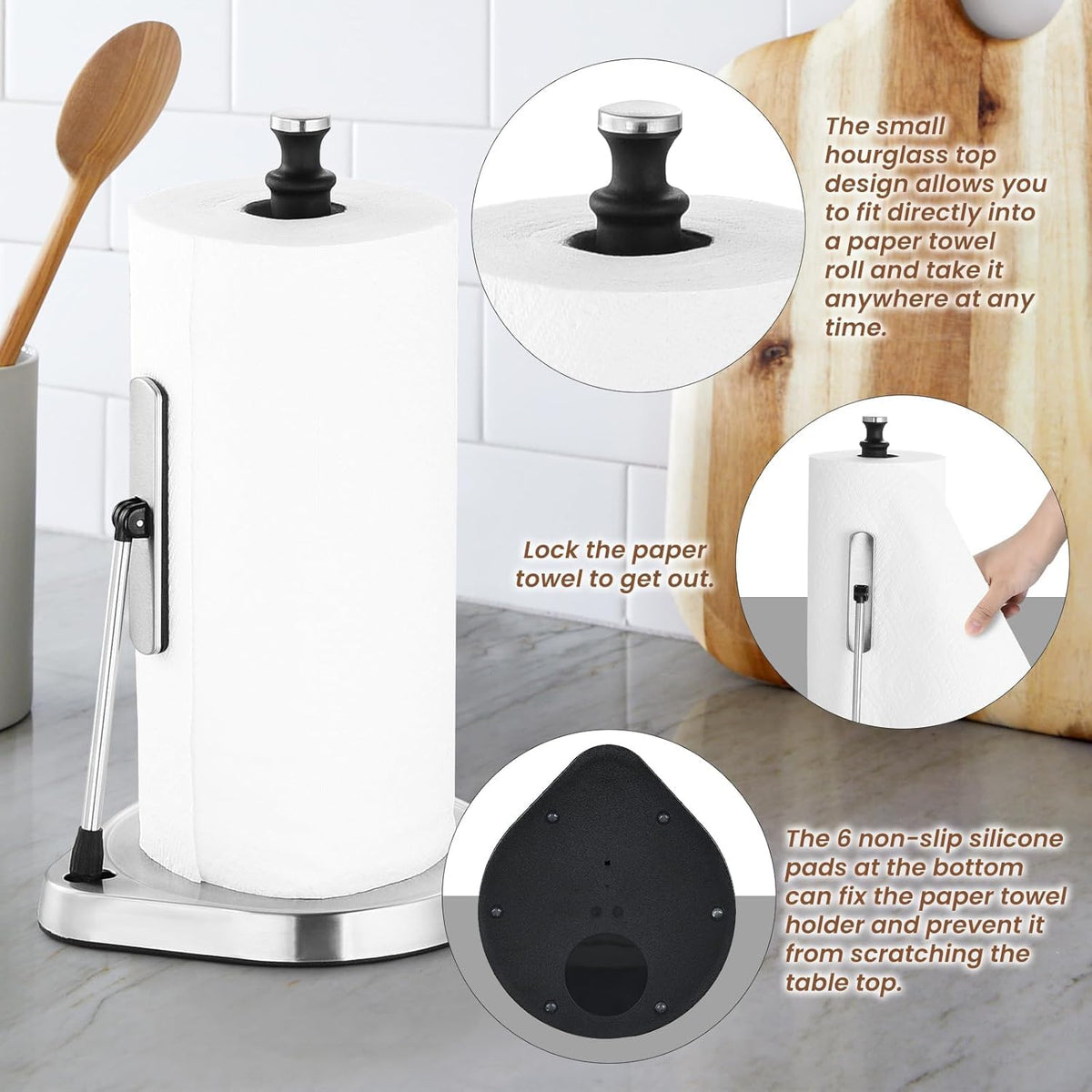 Dailyart tension arm enables smooth tearing for quick sheet access