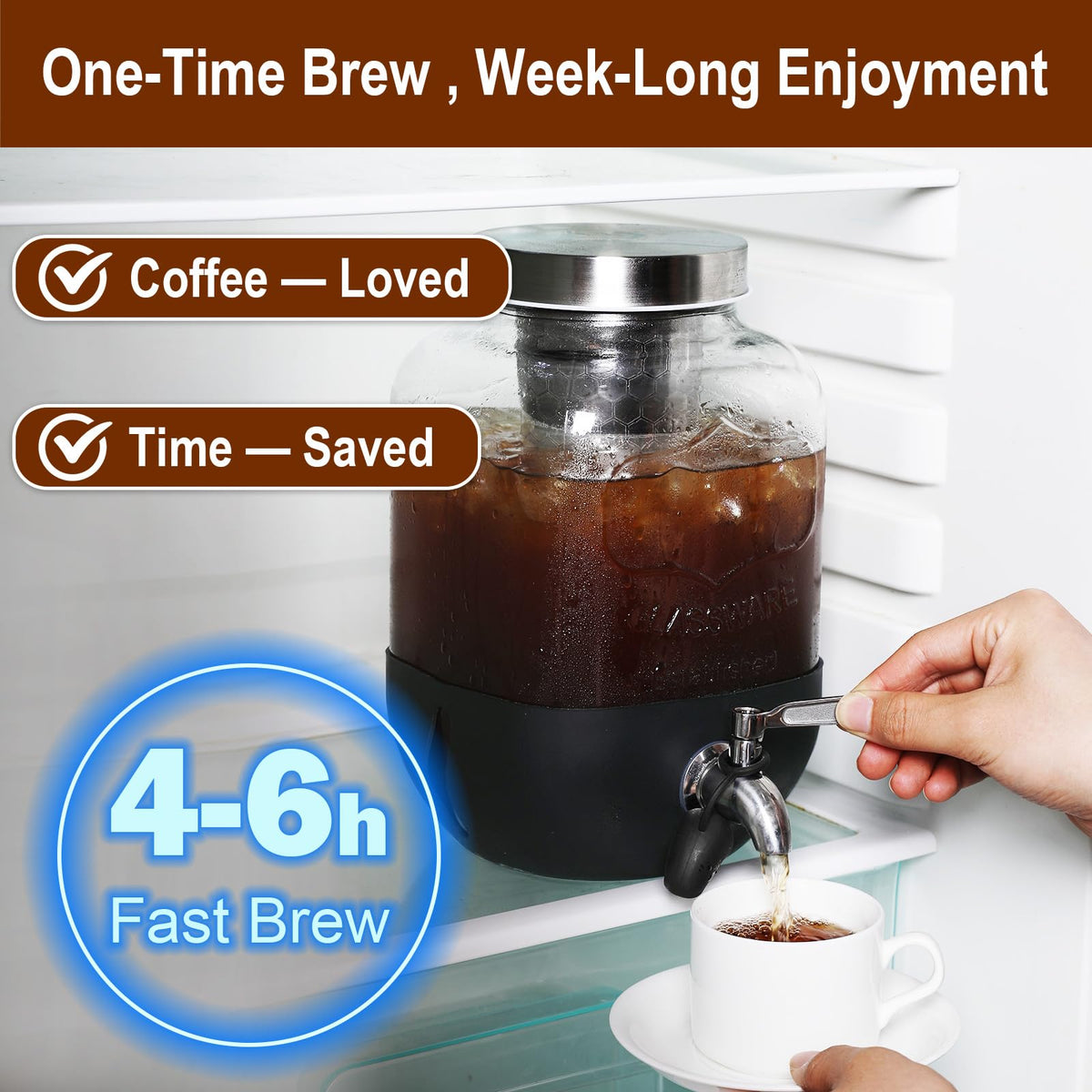 DailyBrew BPA-free lid closeup showing safe, sturdy design