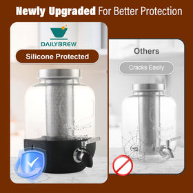DailyBrew spigot test pour demonstrating reliable dispensing