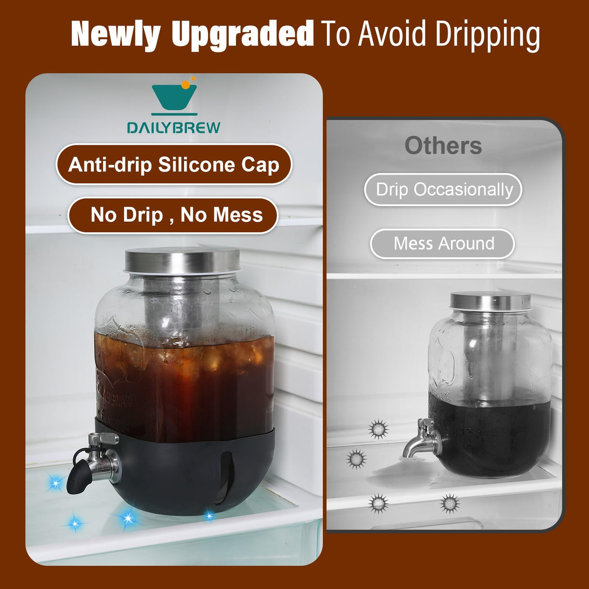 DailyBrew sun tea setup idea for outdoor brewing versatility