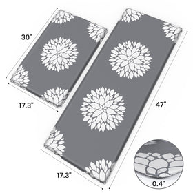 DailyCuddles kitchen mat 17x47 grey offers extended comfort for meal prep