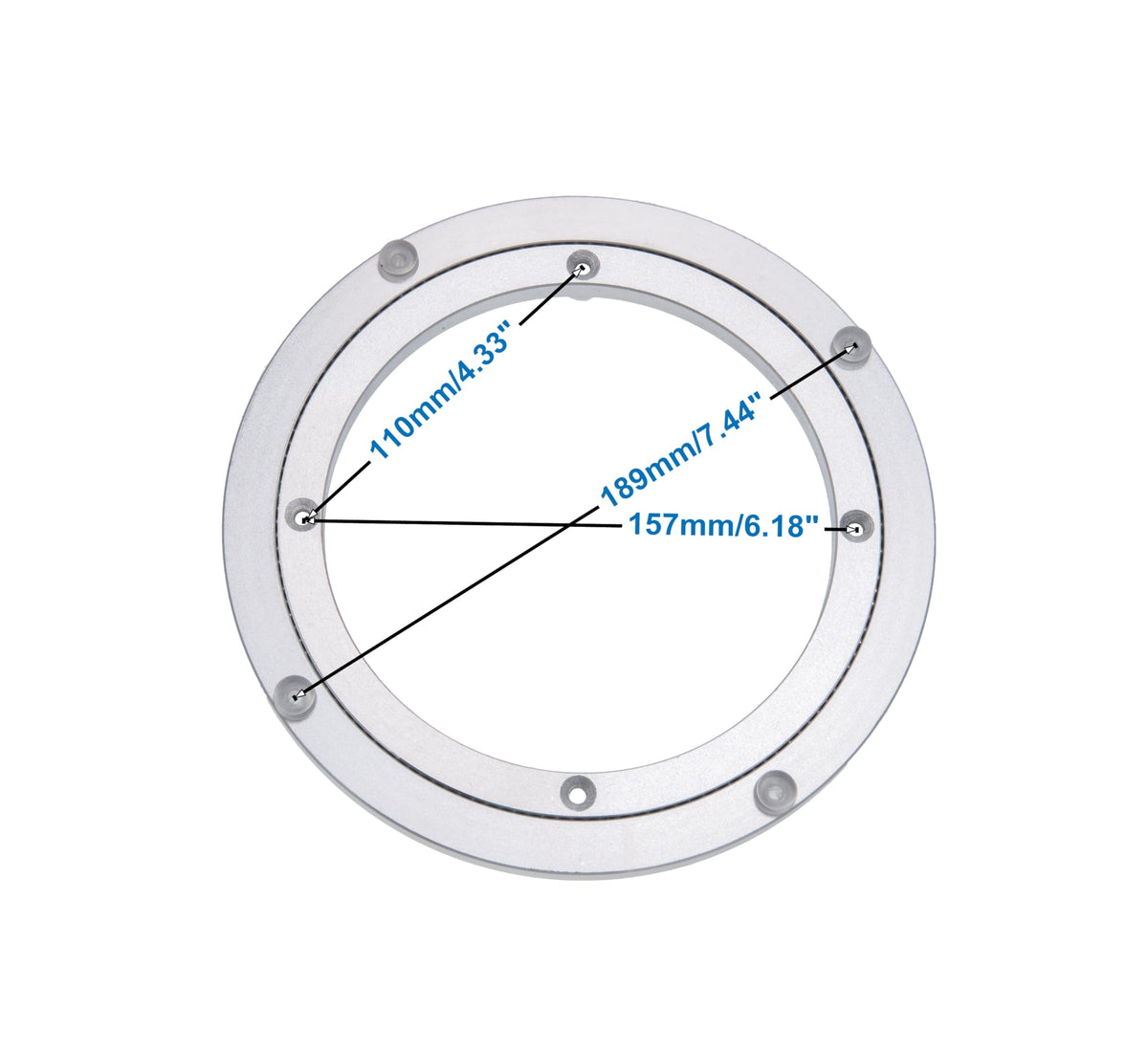 Dailydanny 8-inch lazy Susan with 200 mm diameter for compact spaces.