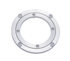 Dailydanny aluminum lazy susan top view highlights sturdy rotation for dining setups