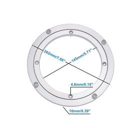 Dailydanny heavy-duty lazy Susan supports up to 40 kg for heavy trays.