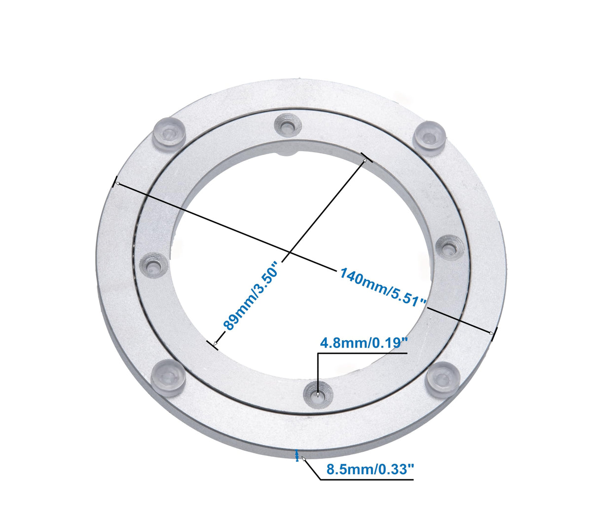 Dailydanny lazy susan 8mm thickness offers sturdy height for daily tasks
