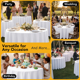 DailySet machine-washable tablecloth demonstrates easy care for events