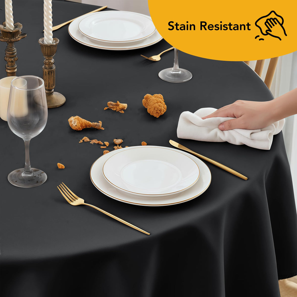 Dailyset 6-pack table covers reduce prep time for caterers and hosts.