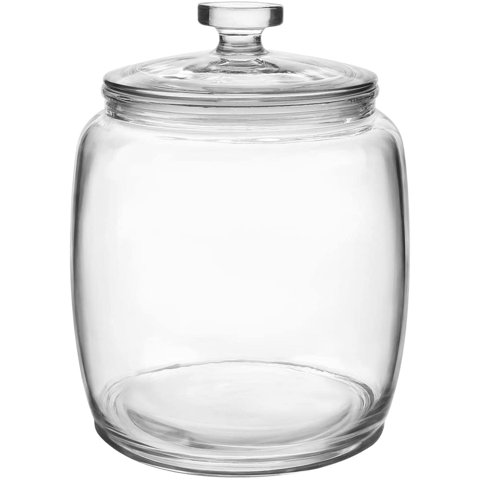 Daitouge 2.5 gallon glass jar with lid shows durable pantry storage.