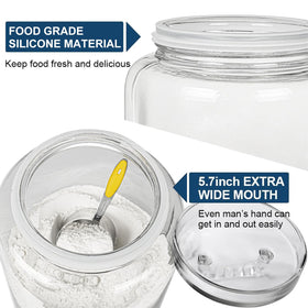Daitouge glass jar is BPA-free and food-safe for kitchen use