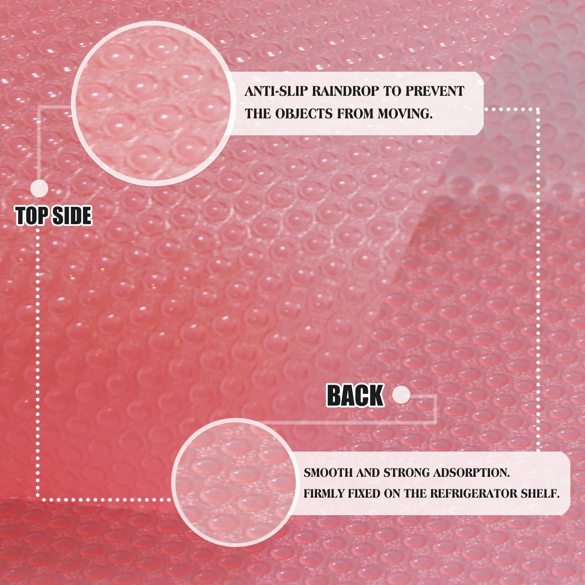 Daixers 10-pack fridge mats reduce messy cleanup times
