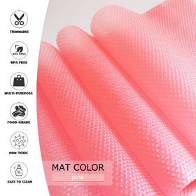 Daixers pink fridge mats add color while catching spills