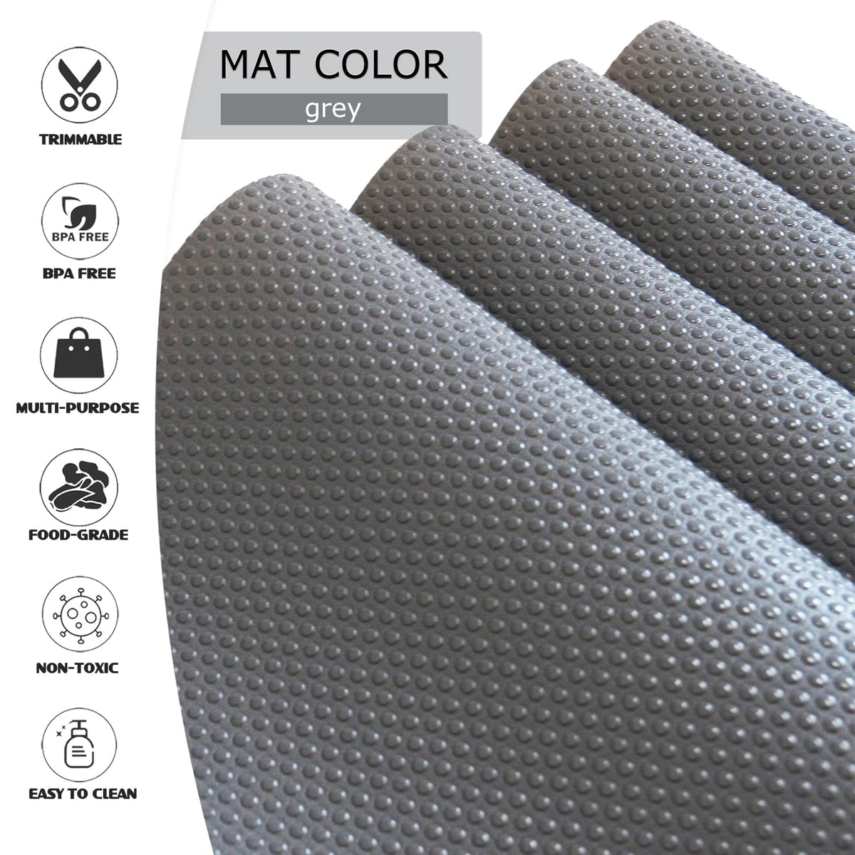 Daixers fridge mats are washable and waterproof for quick cleanup