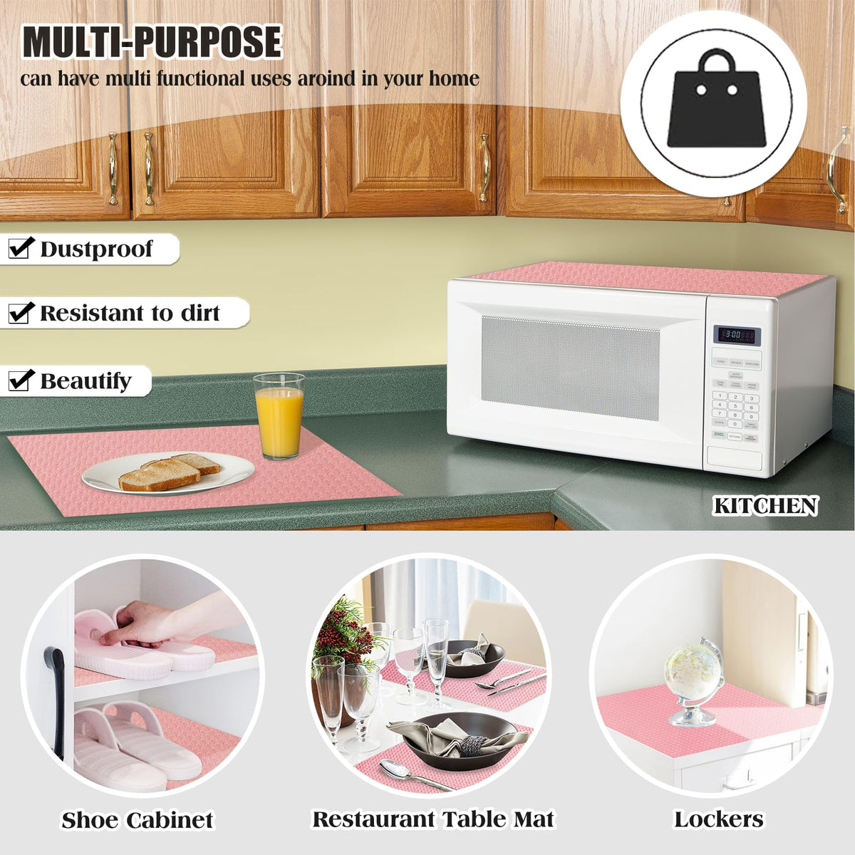 Daixers washable fridge liners dry quickly after rinsing