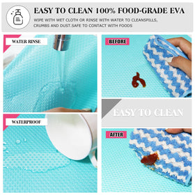 Daixers reusable fridge pads save time on cleanup and drying.