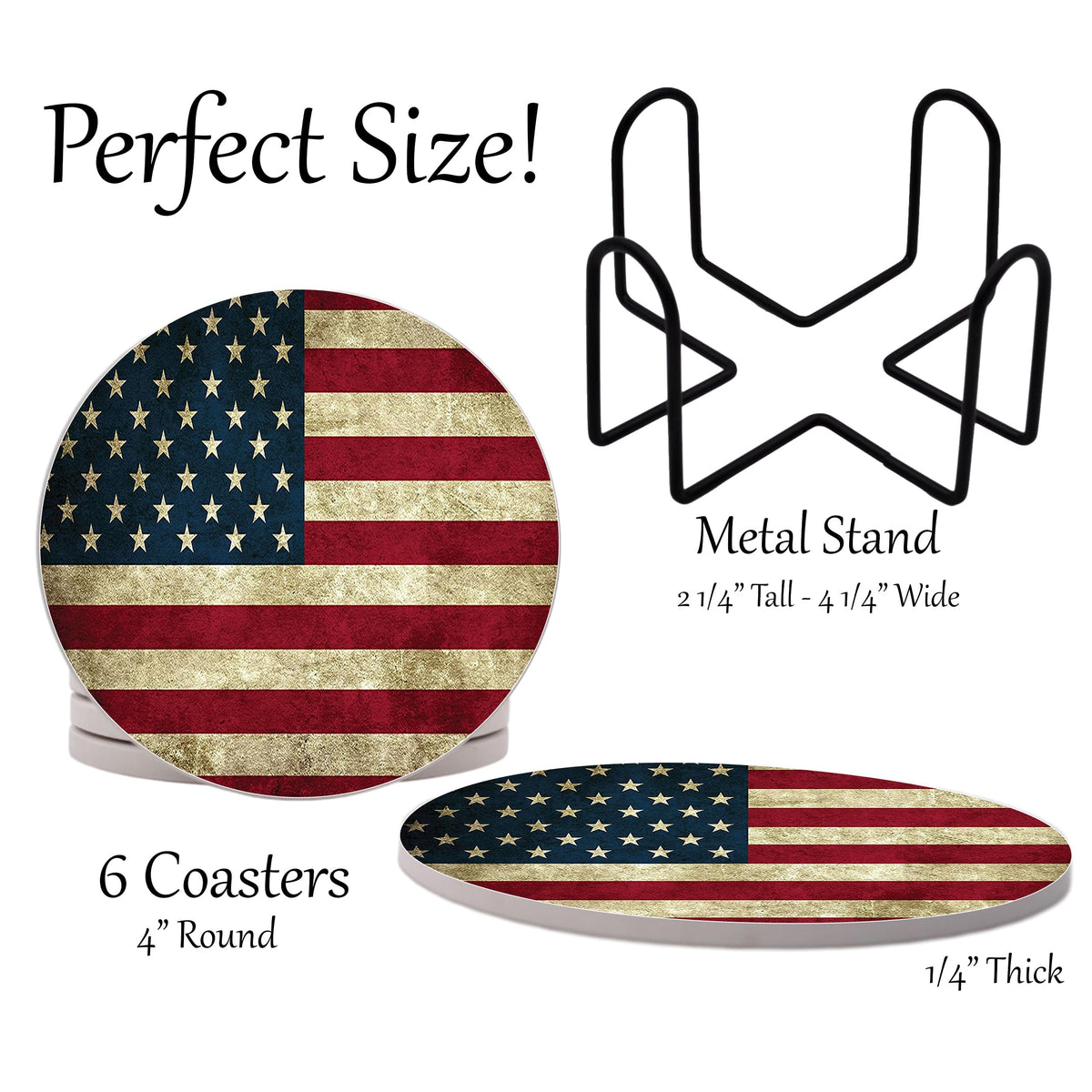 DAJDC ceramic coasters absorb moisture quickly to protect surfaces.