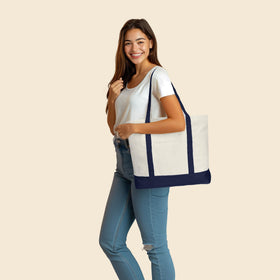 DALIX 22-inch tote interior space ideal for groceries and more