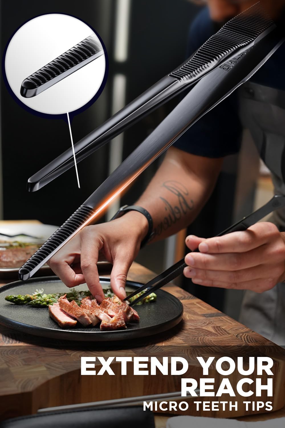 Heat resistant, durable tool designed for demanding kitchen tasks