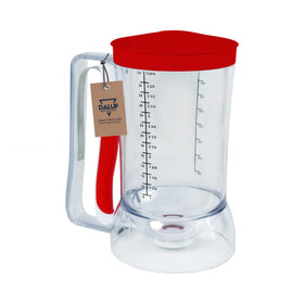 Dalup Enterprises mess-free pancakes pourer showing clean counter pour