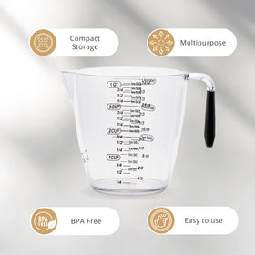 Dalup 16oz cup showing pour spout for controlled pouring