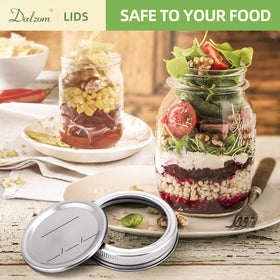 Dalzom lids with date writing feature help track freshness