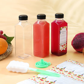 DANALLAN clear reusable bottles ideal for party beverages and gifting.