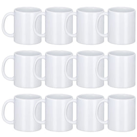 DANALLAN 12-pack 11 oz sublimation mugs for custom photo gifts.