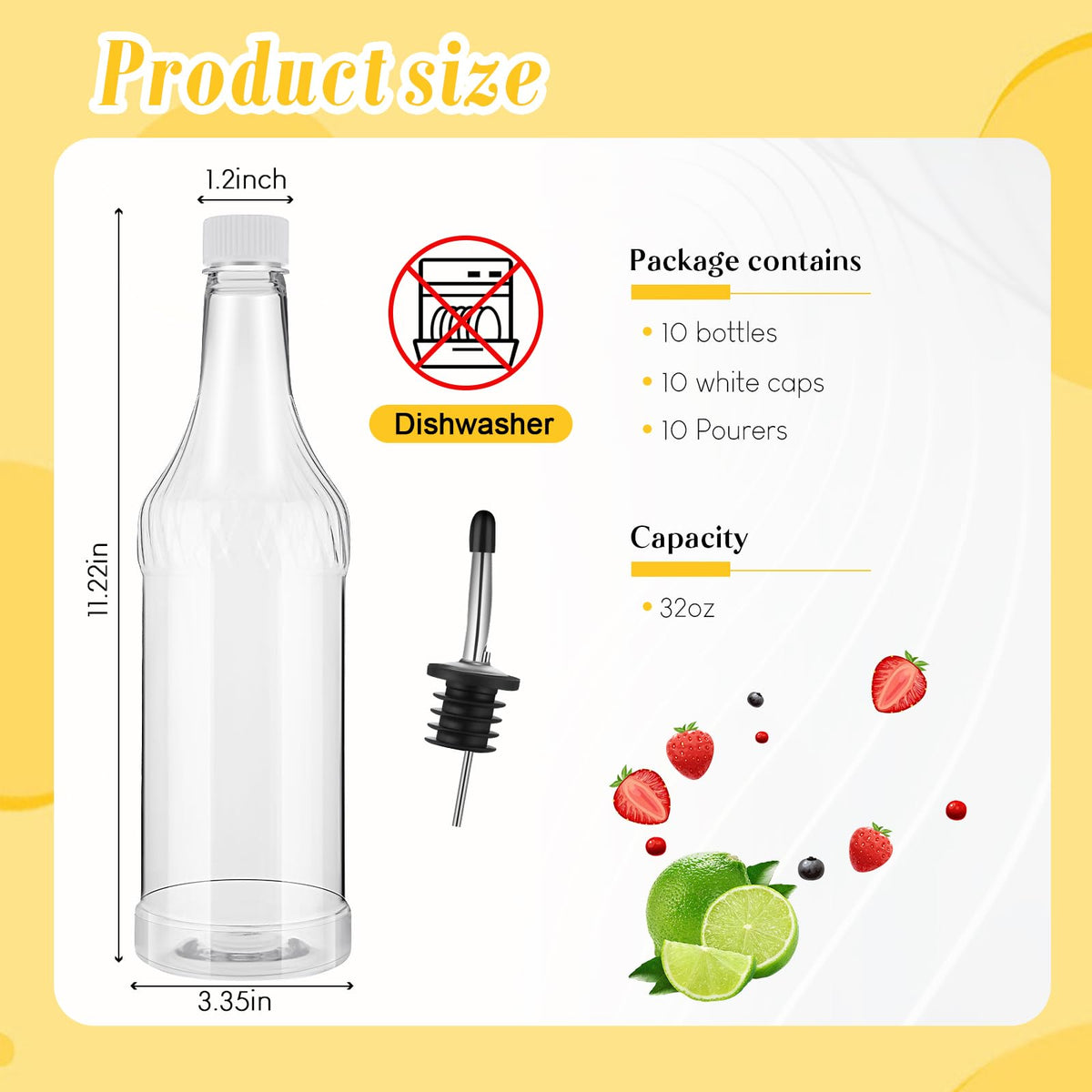 Dandat BPA-free PET bottle close-up showing safe plastic material