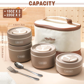 Dandat lunchbox lid-seal design helps preserve flavor and prevent leaks.