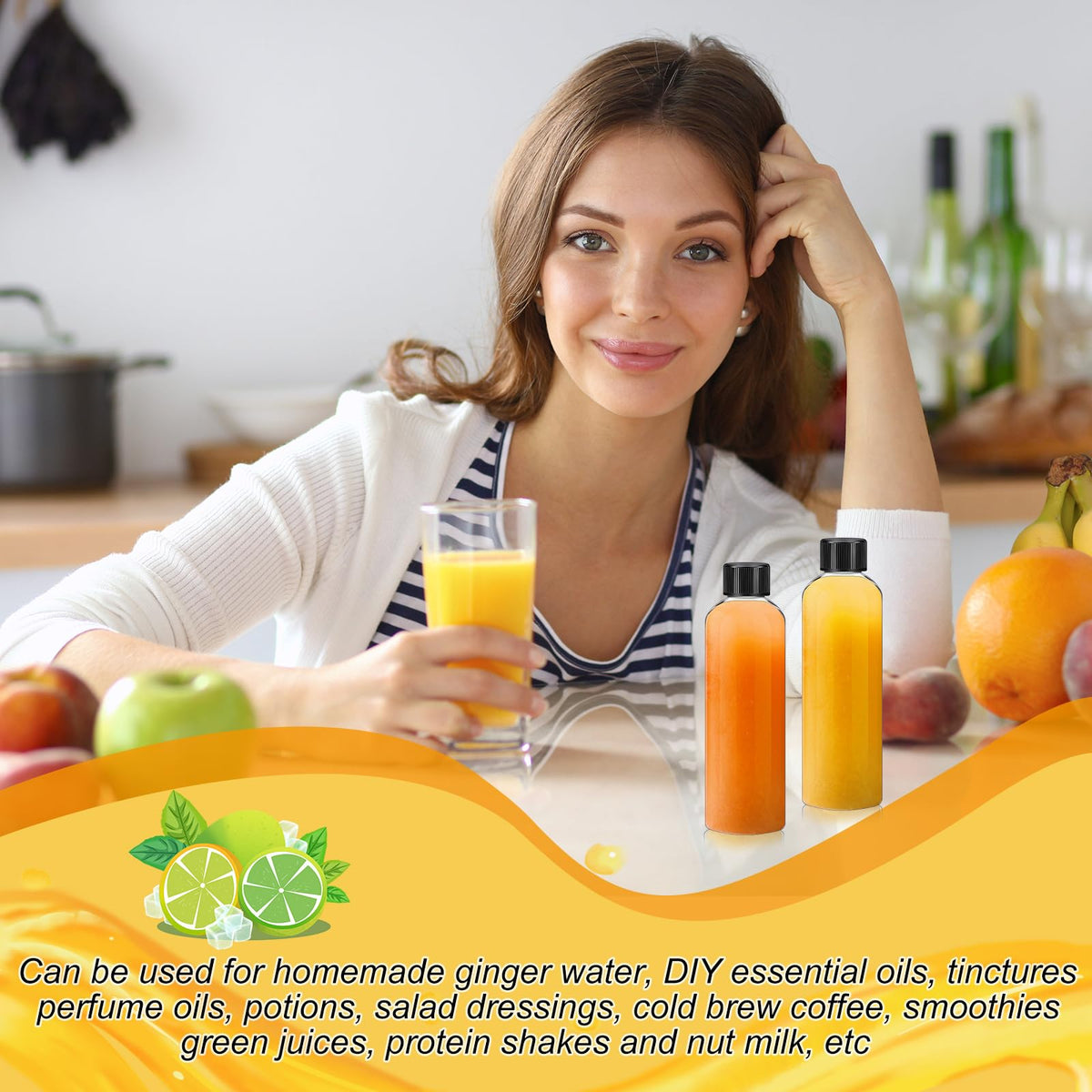 Dandat multiuse bottles suit bath products and condiments at home