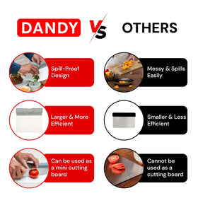 DANDY ScooperDuper a versatile kitchen tool for prep, scraping, and scooping.