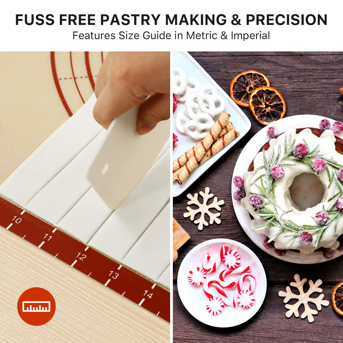 Encapsulated edges prevent shedding for safer food prep.
