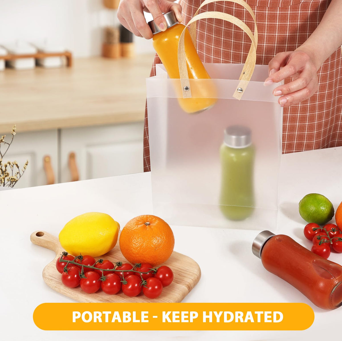 Danmu easy-clean glass bottle simplifies rinsing after smoothies or coffee