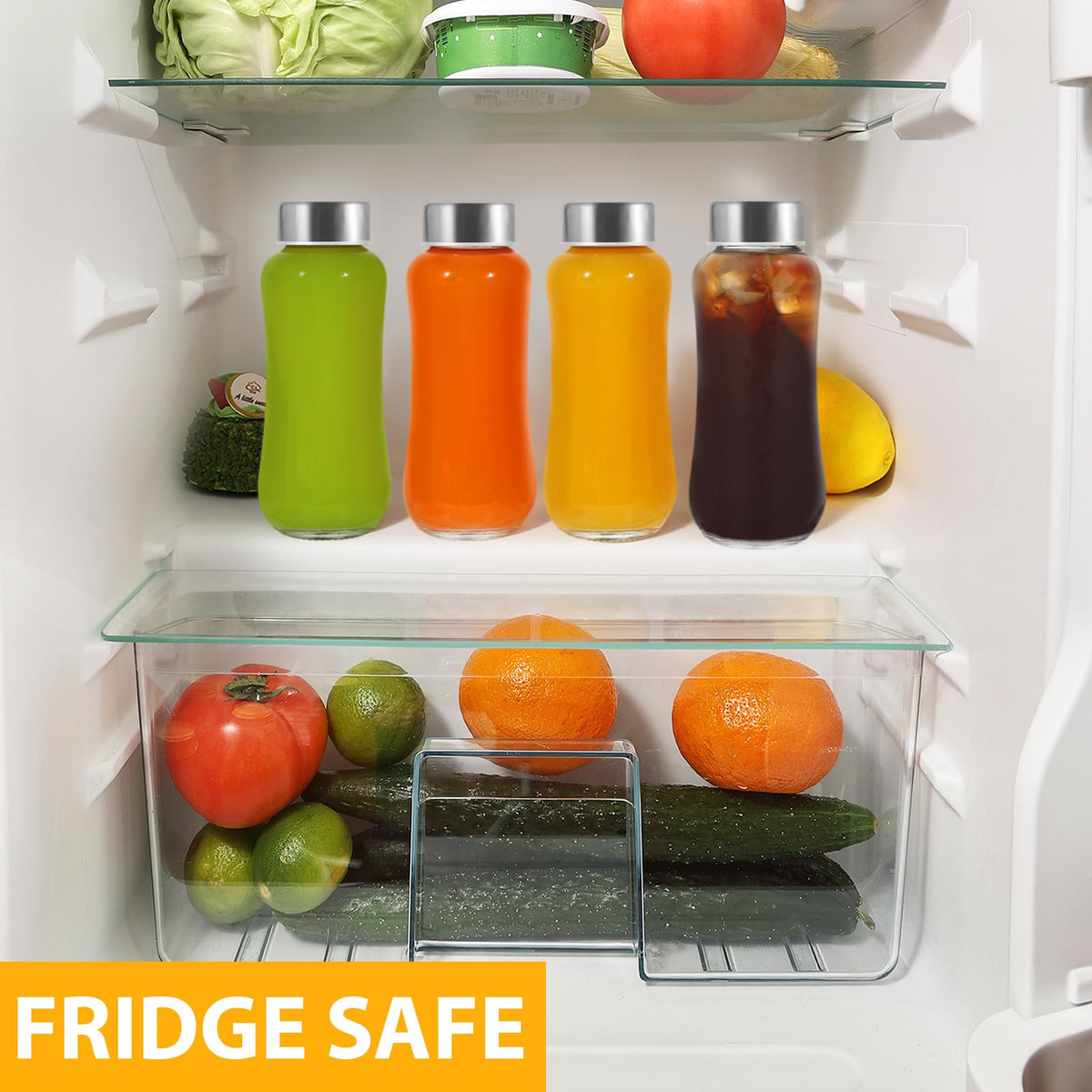 Danmu fridge-safe glass bottle keeps beverages cold and ready to pour