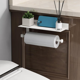 Adhesive mount option offers quick, damage-free installation for rental spaces.