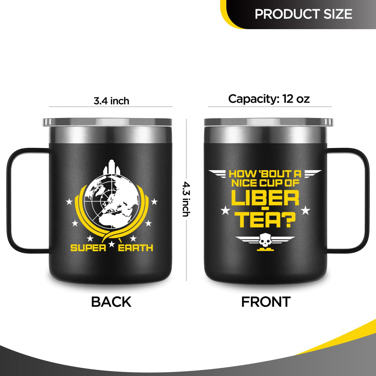 DANTY mug with ergonomic handle for easy grip during busy mornings.