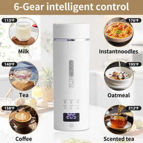 Daoseolo leak-proof lid with safety vent prevents spills during tilting or pouring.