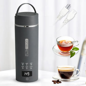 Daoseolo travel electric kettle with LCD display for precise brewing temperatures.