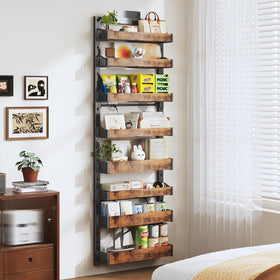 DAOTENGQL metal construction behind-the-door organizer emphasizes durability and stability