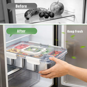 DAOTENGQL Snackle Box removable compartments simplify washing and gifting