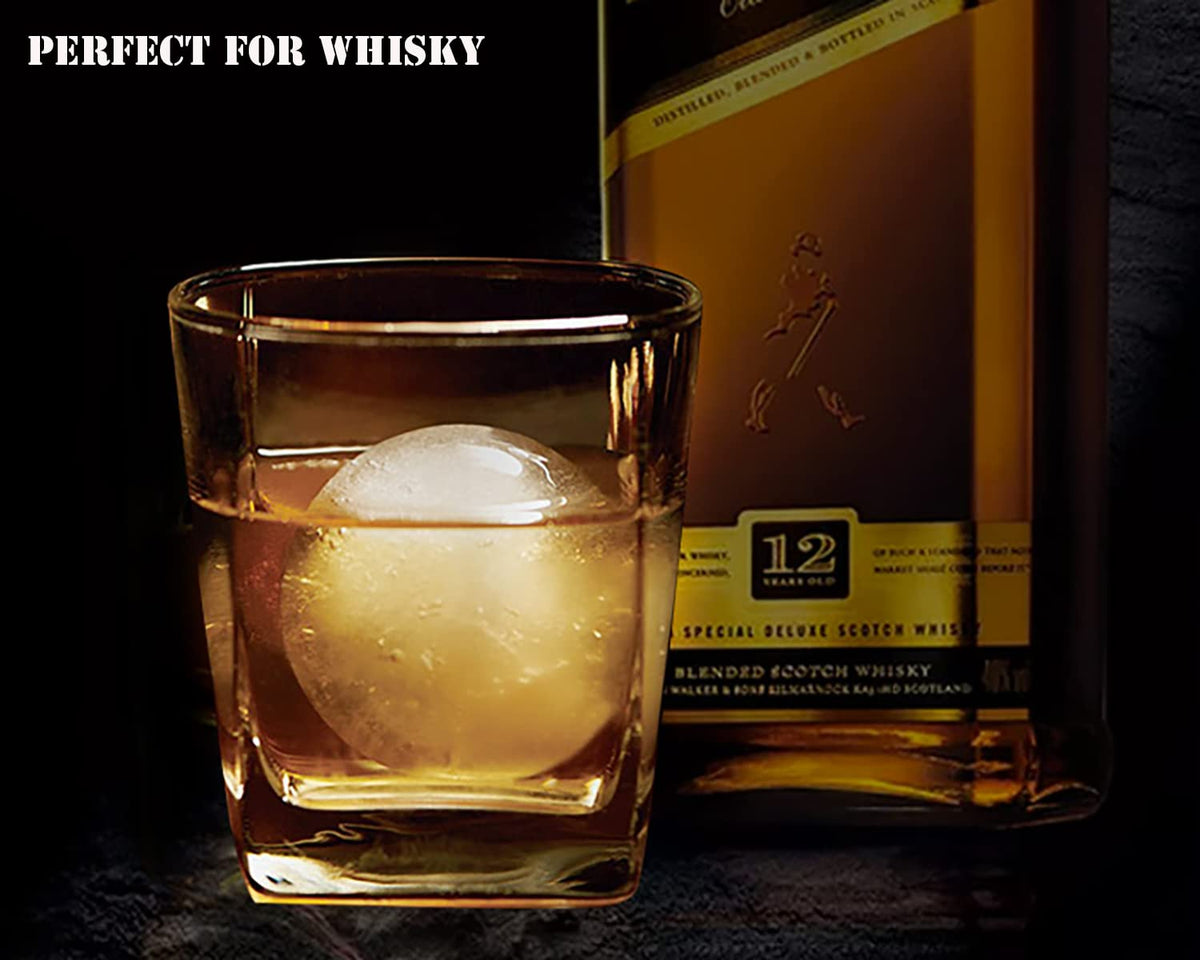 DAPOWER sphere ice for cocktails and whiskey, ideal for home bars