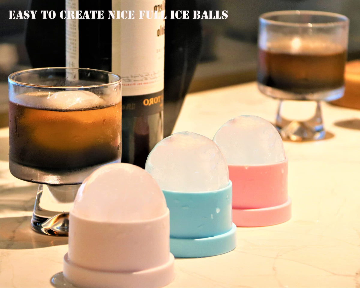DAPOWER slow-melting spheres chill drinks with less dilution and mess-free cleanup