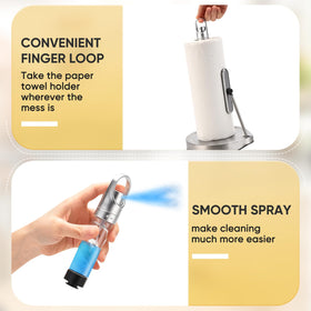 Child safety lock on the spray nozzle for safer homes.