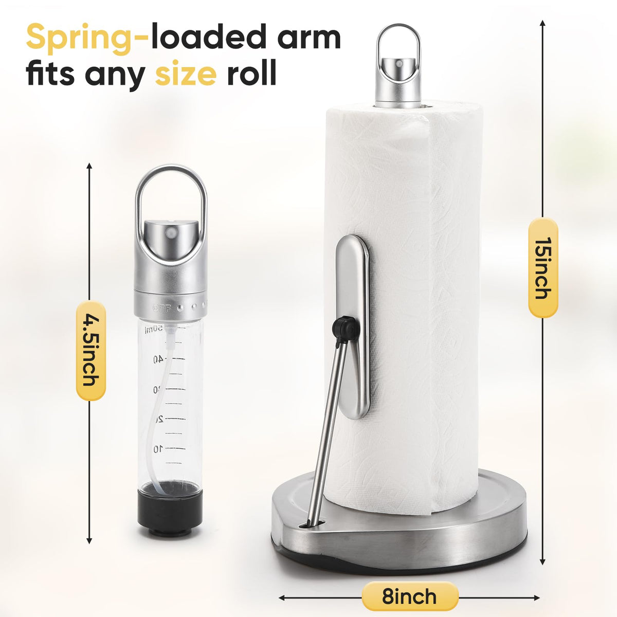 One hand tear action enables fast cleanup with minimal effort.