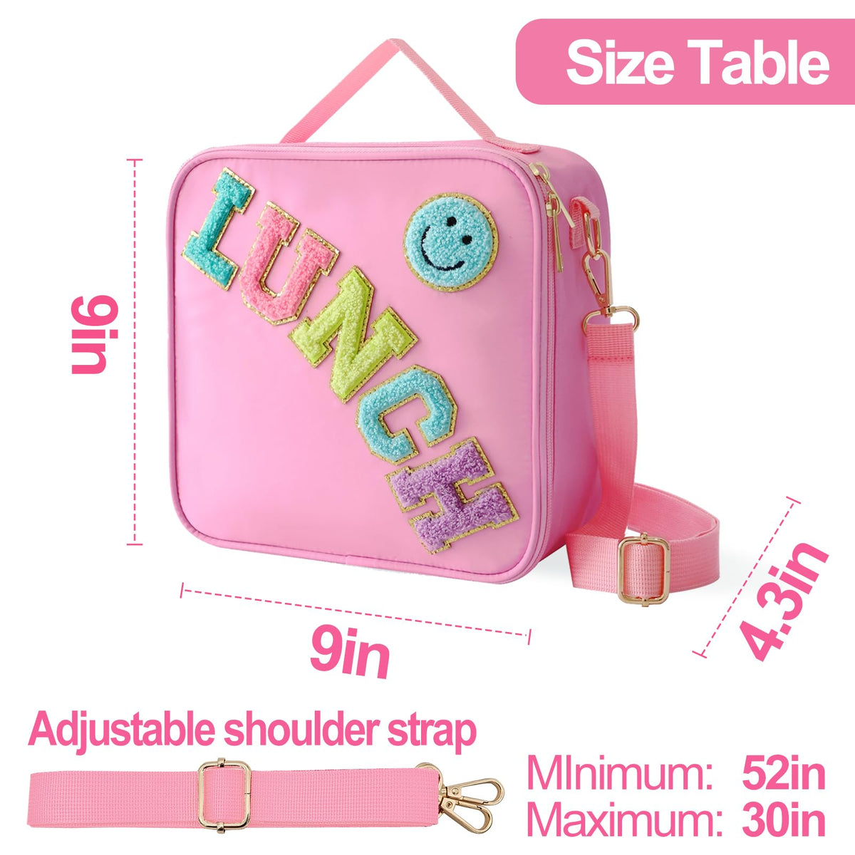 Dark Swan double-zipper closure secures contents during travel.
