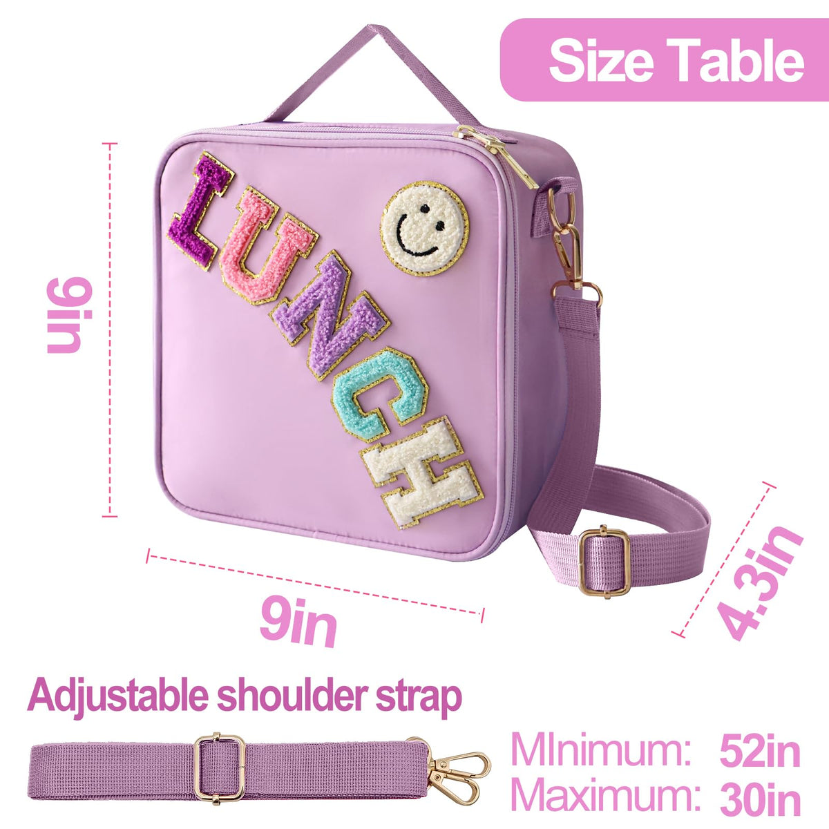 Dark Swan double-zipper closure keeps contents secure on the go