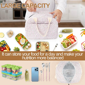 Dark Swan durable waterproof lunch bag with cotton and foil