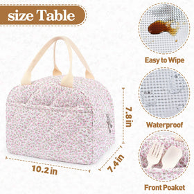 Dark Swan large-capacity lunch tote suitable for a full day