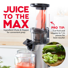 DASH juicer's powerful 130W motor handles almond and cashew milks.